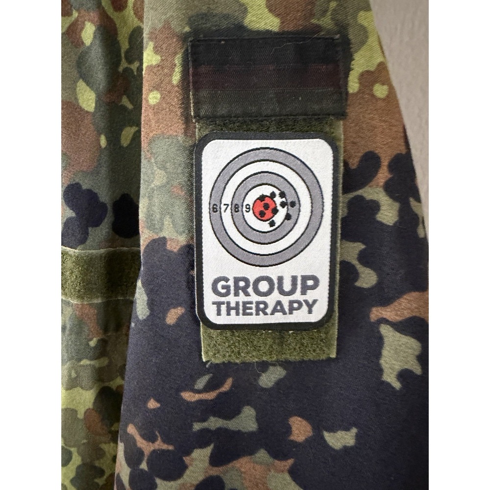 German Army Field Jacket GoreTex Flecktarn Camo Waterproof RainJacket S 48/50 M - Picture 3 of 5